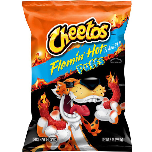 Cheetos Puffs Flamin' Hot Cheese · Frituras · 227 g
