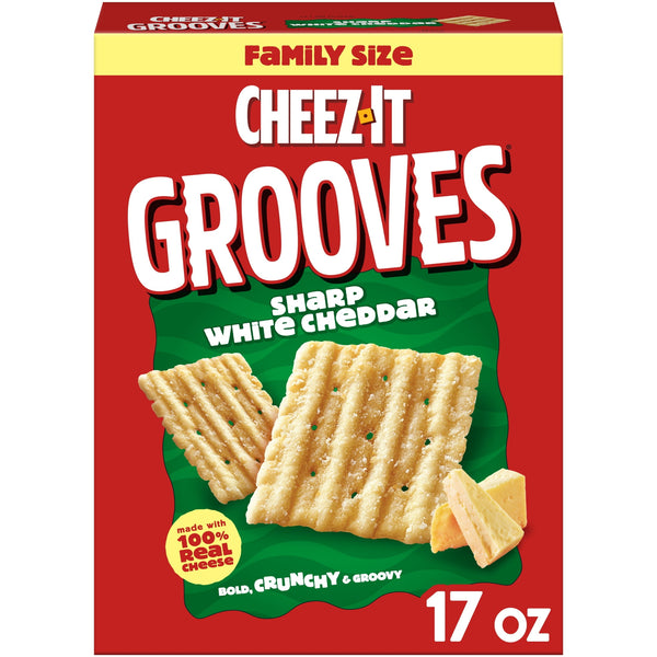 Cheez-It Grooves Sharp White Cheddar · Galletas saladas · 482 g
