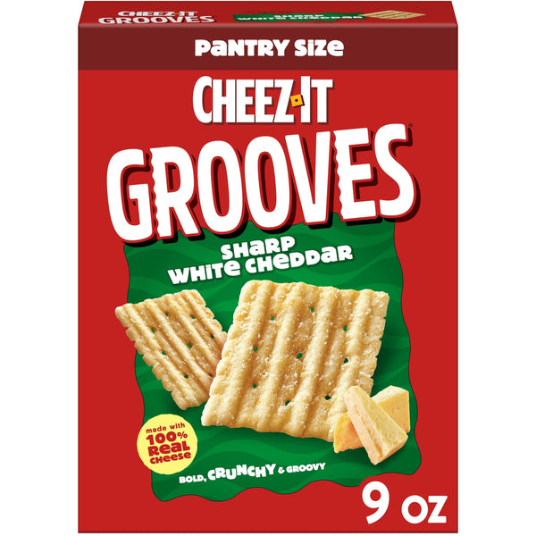 Cheez-It Grooves Sharp White Cheddar · Galletas · 255 g