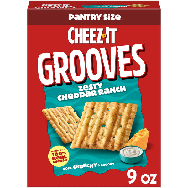 Cheez-It Grooves Zesty Cheddar Ranch · Galletas · 255 g