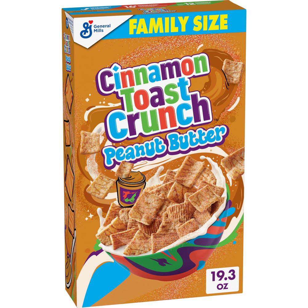 Cinnamon Toast Crunch Peanut Butter · Cereal · 547 g · tamaño familiar