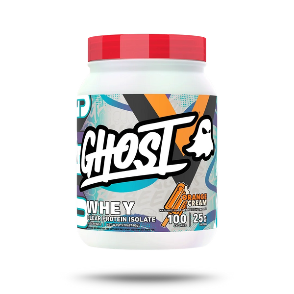 GHOST Whey Clear Protein Isolate Orange Cream · Proteína en polvo · 480 g (15 porciones)