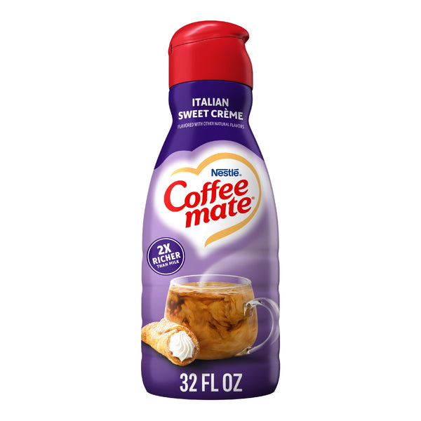 Coffee mate Italian Sweet Crème · Crema para café · 946 ml · botella