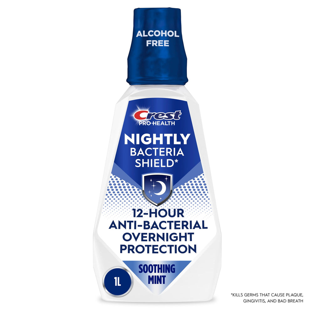 Crest Pro-Health Nightly Bacteria Shield · Enjuague bucal · 1000 ml