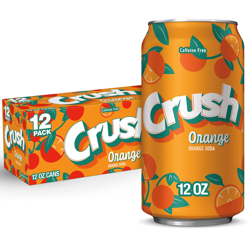 Crush Orange sin cafeína · Refresco · 12 latas de 355 ml