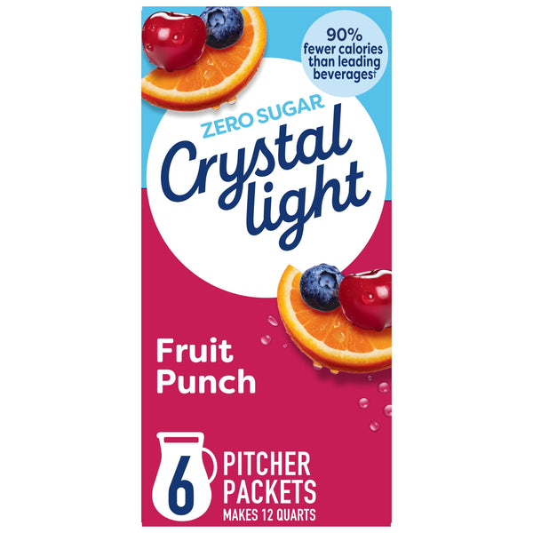 Crystal Light 6 Pitcher Packets · Polvo para agua · 58 g · sobres