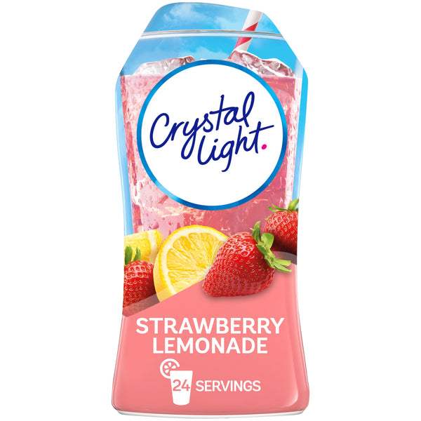 Crystal Light Liquid Strawberry Lemonade Naturally · Polvo para agua · 48 ml · botella
