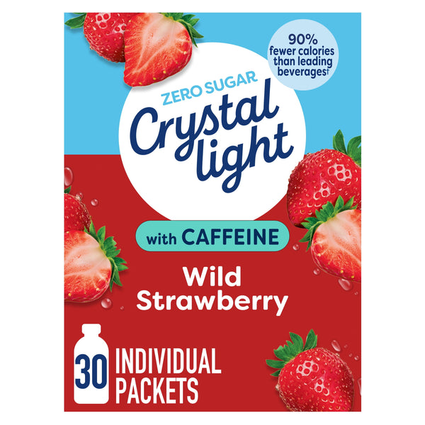 Crystal Light with Caffeine · Polvo para agua · 30 sobres de 94 g