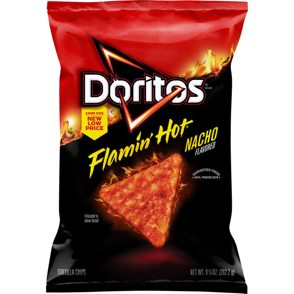 Doritos Flamin' Hot Nacho · Totopos · 262 g · bolsa