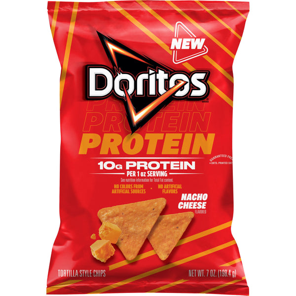 Doritos Protein Nacho Cheese · Totopos · 198 g · bolsa