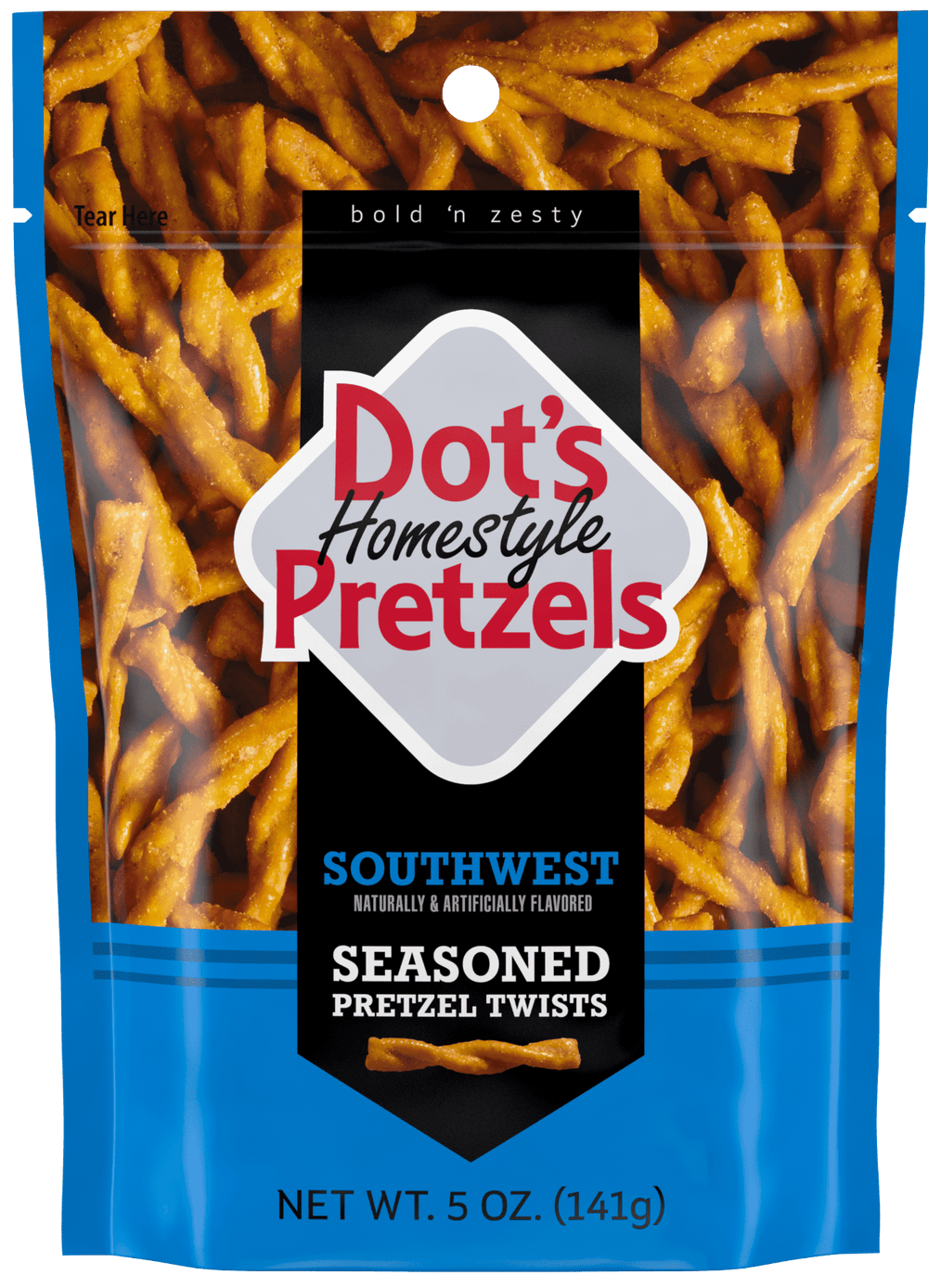 Dot's Homestyle Southwest Seasoned Pretzel Twists · Pretzels · 142 g