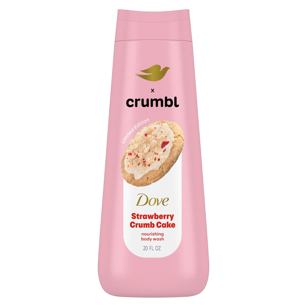 Dove x Crumbl Strawberry Cookie · Gel de baño · 591 ml