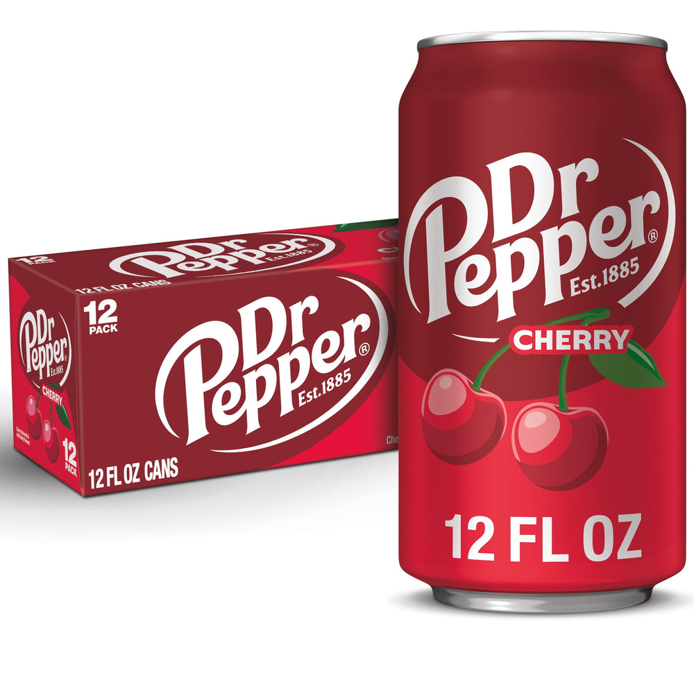 Dr Pepper Cherry · Refresco · 12 latas de 355 ml