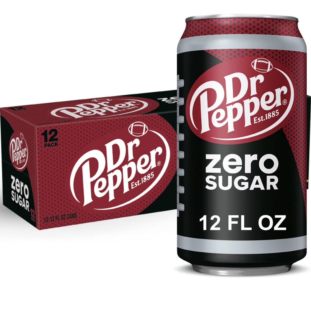 Dr Pepper Zero Sugar · Refresco · 12 latas de 355 ml