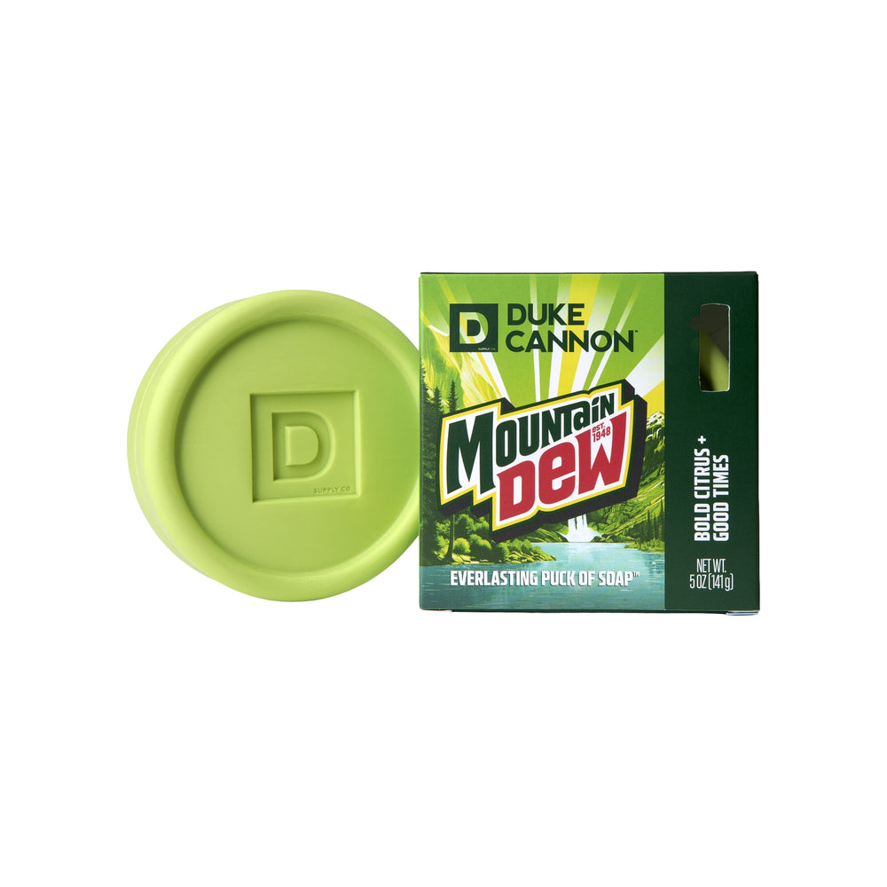 Duke Cannon x Mountain Dew · Jabón en barra para hombre · 142 g
