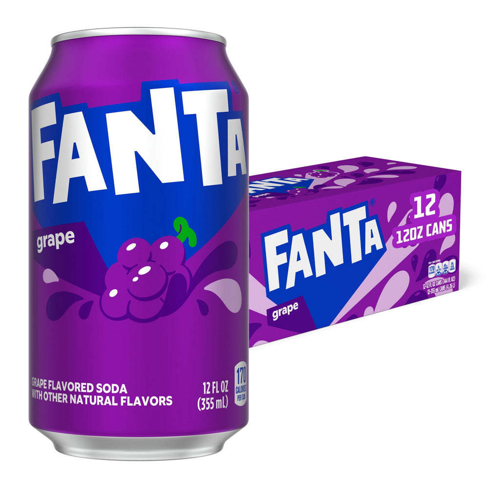 Fanta Grape · Refresco · 12 latas de 355 ml