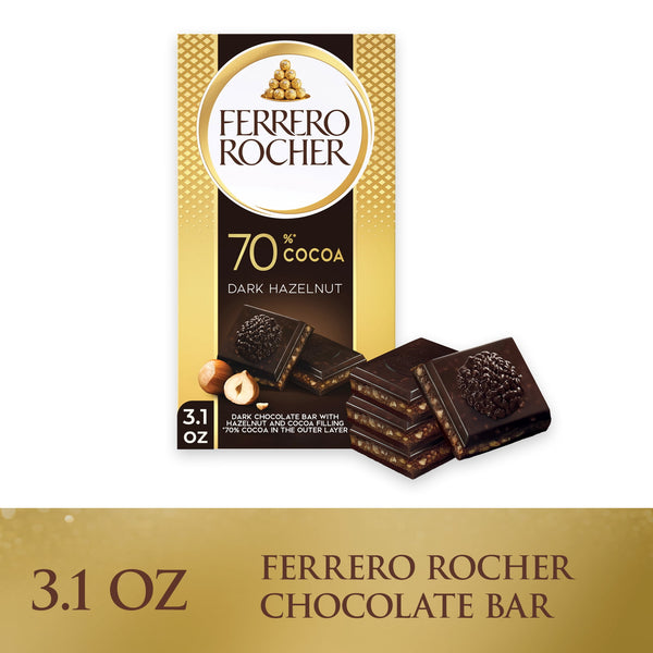 Ferrero Rocher premium chocolate bar Dark Chocolate · Barra · 88 g