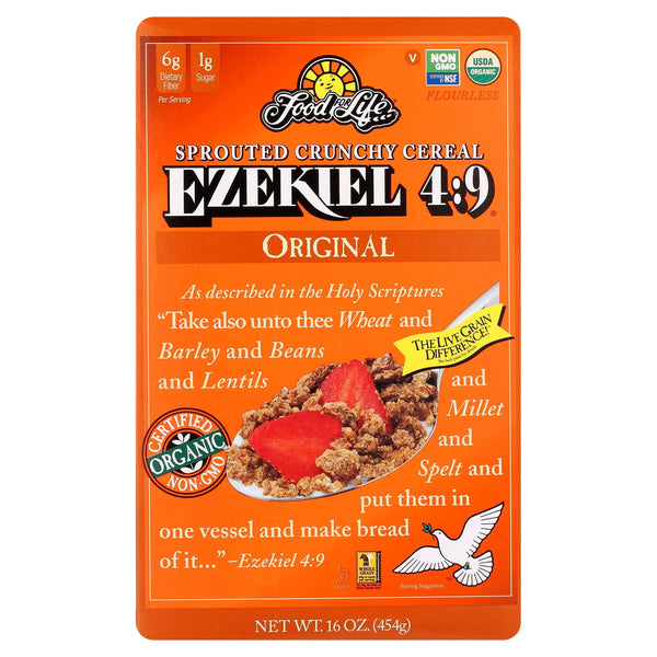 Food . Organic Ezekiel 4 Sprouted Original · Cereal · 454 g
