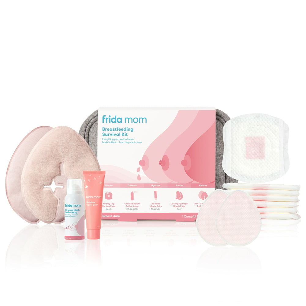 Frida Mom Breastfeeding Survival Kit · Kit posparto lactancia · 13 piezas