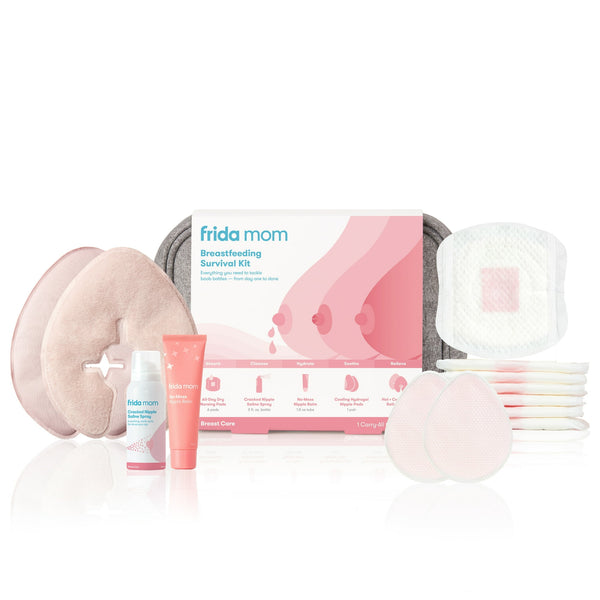 Frida Mom Breastfeeding Survival Kit · Kit posparto lactancia · 13 piezas