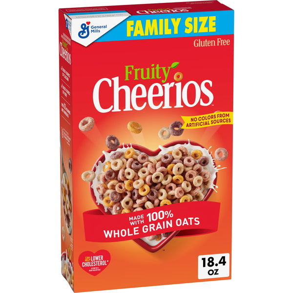 Fruity Cheerios Heart Healthy Oat sin gluten · Cereal · 522 g · tamaño familiar