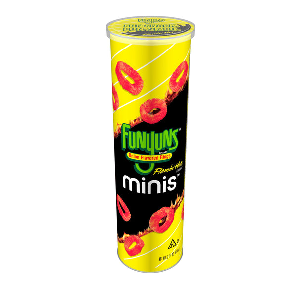 Funyuns Minis Flamin Hot · Snack salado · 79 g · bote