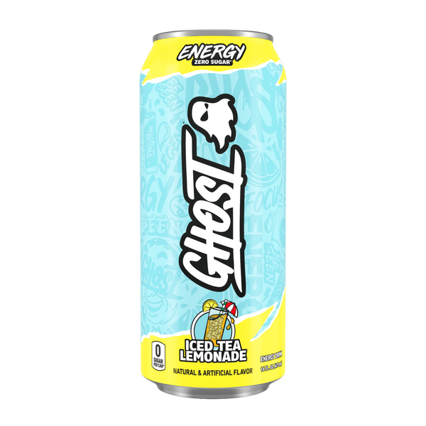 GHOST® ENERGY Iced Tea Lemonade Zero Sugar · Bebida energética · 473 ml · lata