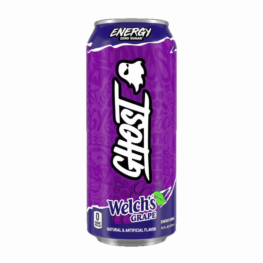 GHOST® ENERGY Welch's Grape Zero Sugar · Bebida energética · 473 ml · lata