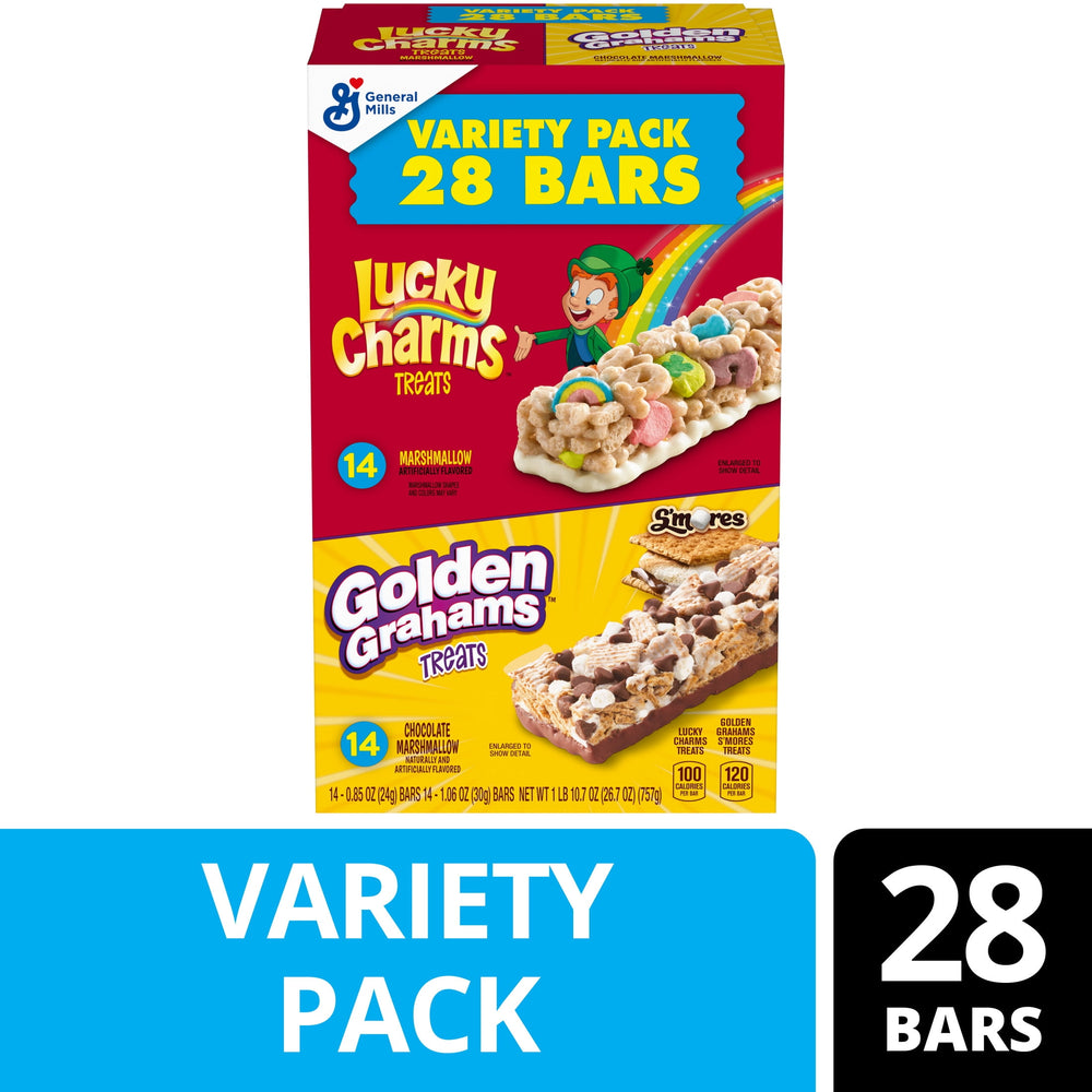 Lucky Charms and Golden Grahams S'mores Treat Variety · Snack salado · 28 pzas · 757 g