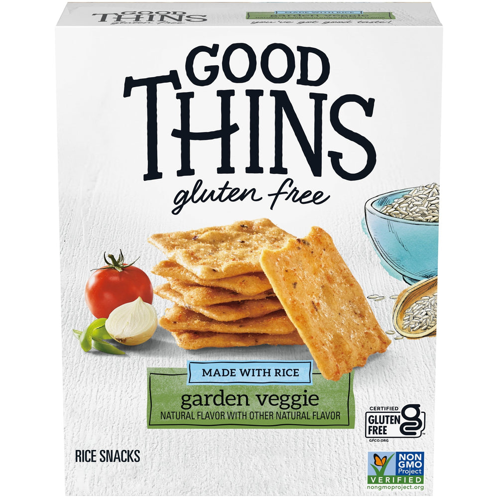 GOOD THINS Garden Veggie Rice Gluten Free · Galletas saladas · 99 g