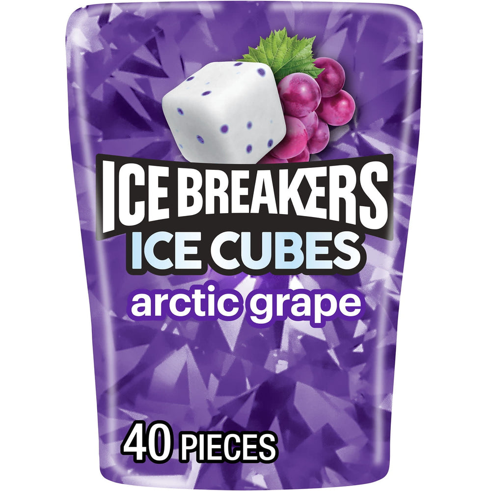 Ice Breakers Ice Cubes Arctic Grape · Chicles y mentas · 40 pzas de 92 g