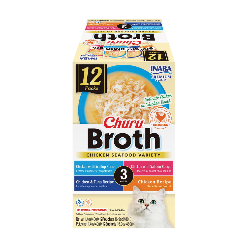 Inaba Churu Broth · Caldo para gatos · 50 g (12 sobres)