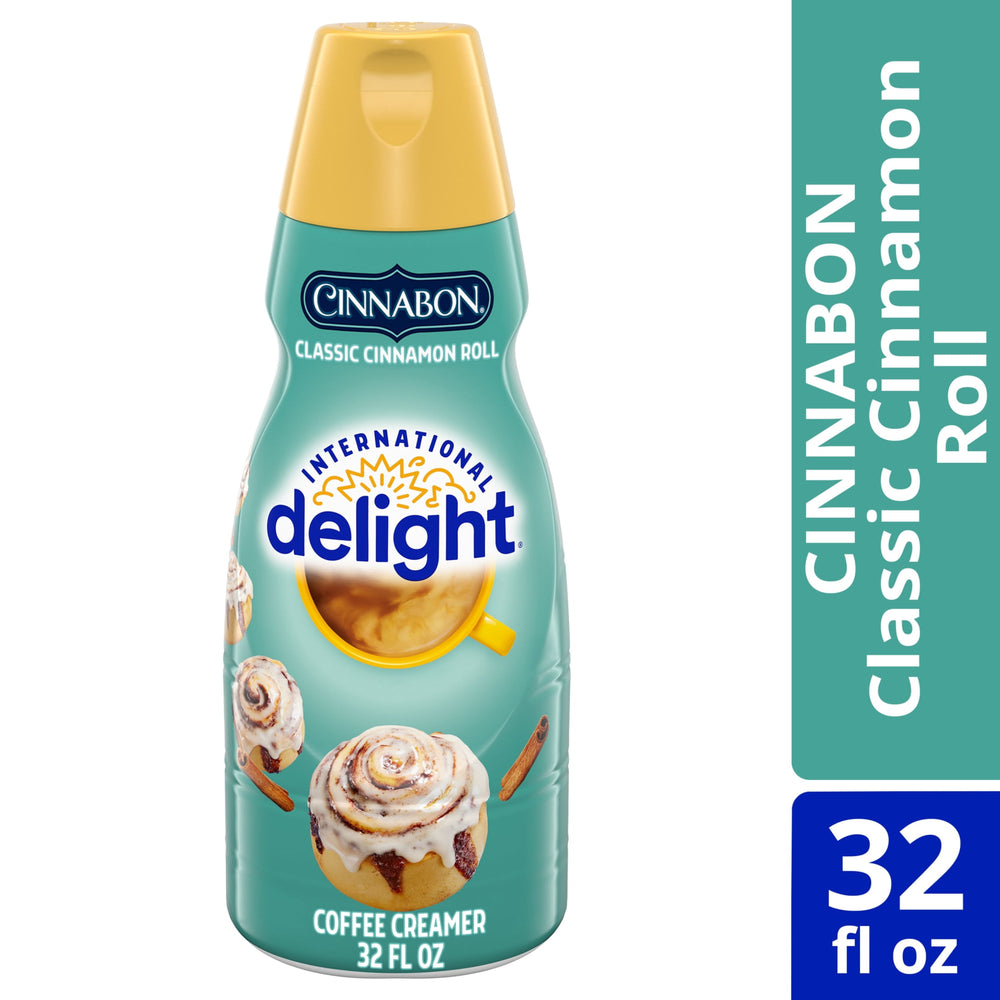 International Delight Cinnabon · Crema para café · 946 ml · botella