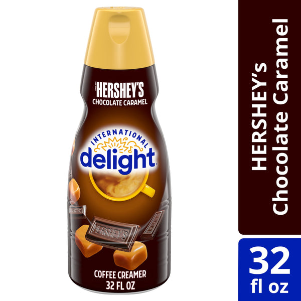 International Delight HERSHEY’S Chocolate Caramel · Crema para café · 946 ml · botella