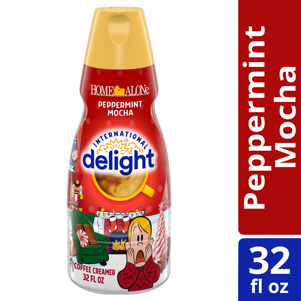International Delight Home Alone Peppermint Mocha · Crema para café · 946 ml · botella