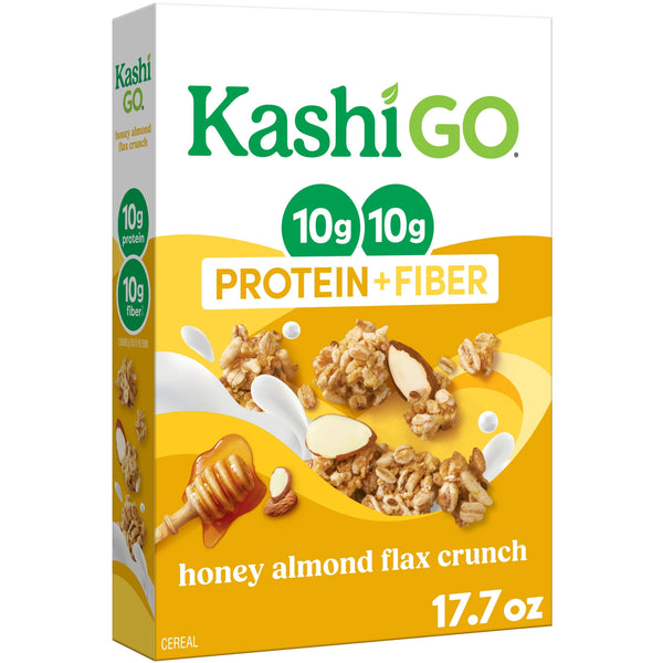 Kashi GO Honey Almond Flax Crunch Protein · Cereal · 10 g