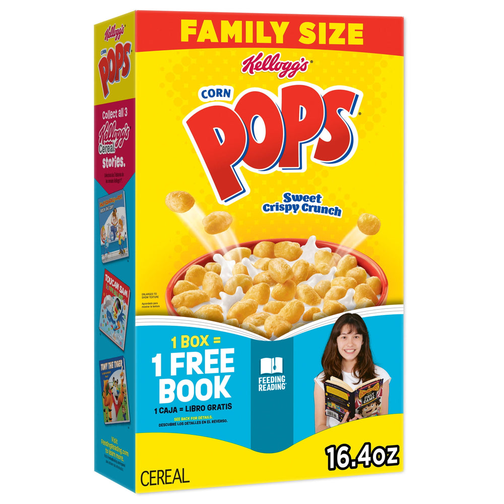 Kellogg's Corn Pops Original 8 Vitamins and Minerals · Cereal · 465 g · tamaño familiar