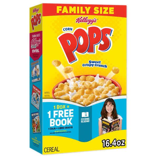 Kellogg's Corn Pops Original 8 Vitamins and Minerals · Cereal · 465 g · tamaño familiar