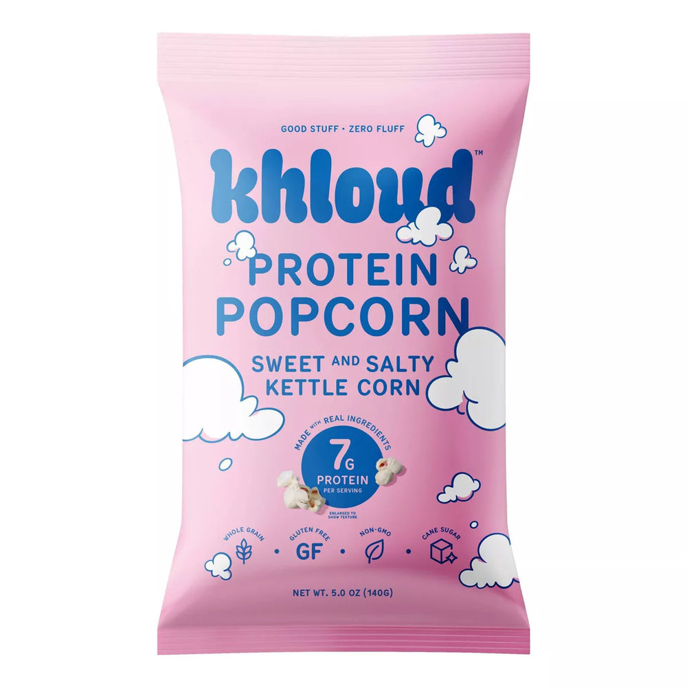 Khloud Sweet and Salty Kettle Corn Protein sin gluten, Non-GMO · Palomitas · 142 g