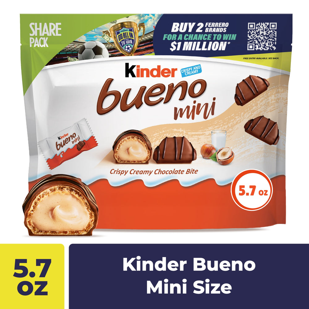 Kinder Bueno Mini Chocolate Bites with Wafer and Hazelnut · Chocolate · 162 g