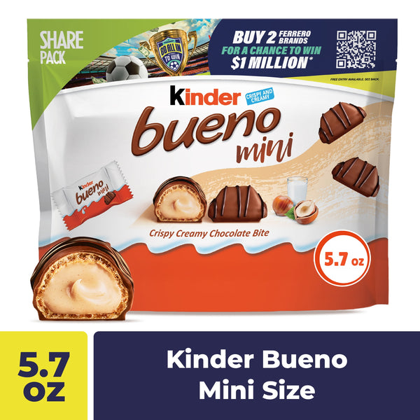Kinder Bueno Mini Chocolate Bites with Wafer and Hazelnut · Chocolate · 162 g