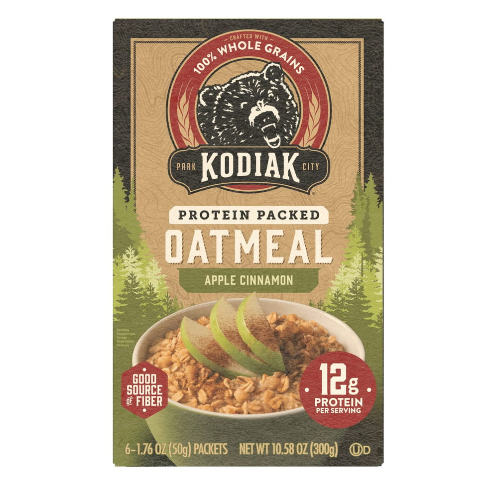 Kodiak Protein-Packed Apple Cinnamon Packets · Avena y hot cakes · 6 pzas de 50 g