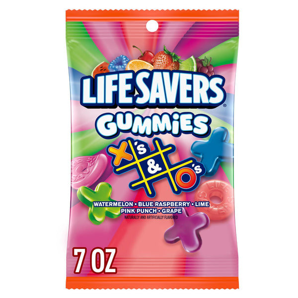 Life Savers X's & O's · Caramelos · 198 g · bolsa