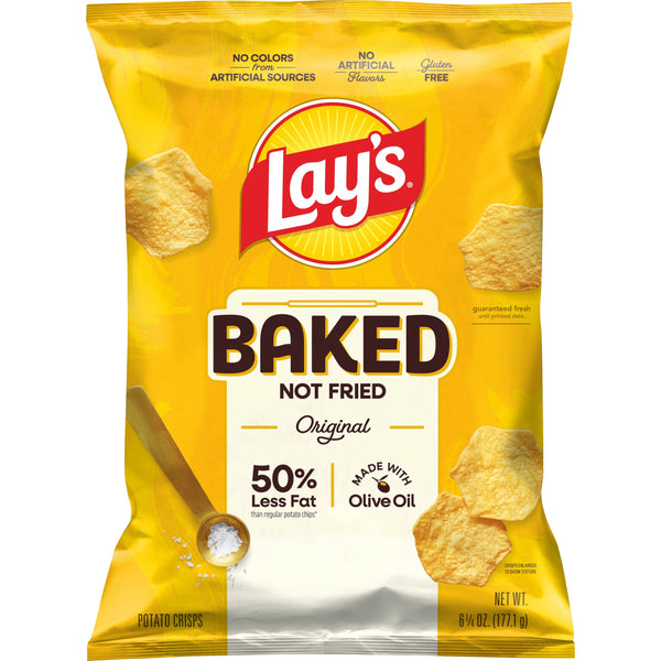 Lay’s 50% Less Fat Original · Papas · 177 g · bolsa