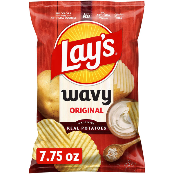 Lay's Wavy Original · Papas · 220 g · bolsa