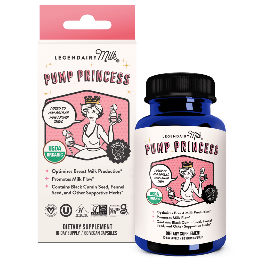 Legendairy Milk Pump Princess · Suplemento de lactancia · 60 cápsulas