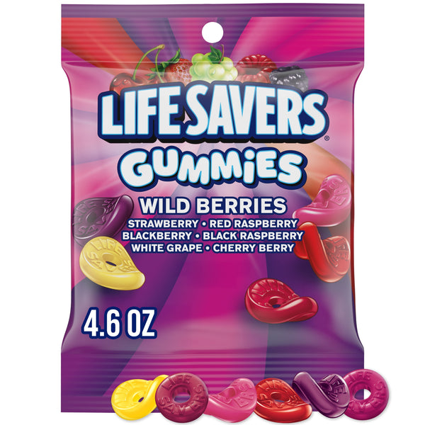 Life Savers Wild Berry · Caramelos · 130 g · bolsa