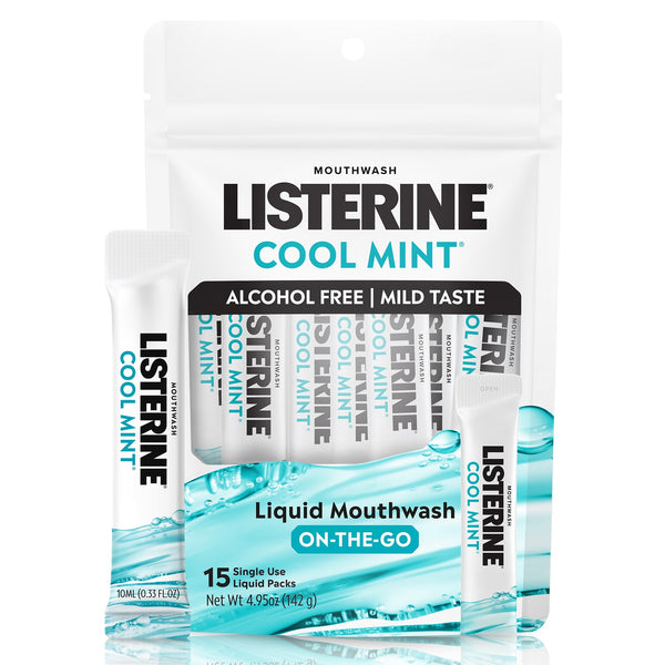 Listerine Cool Mint · Enjuague bucal · 150 ml (15 x 10 ml)