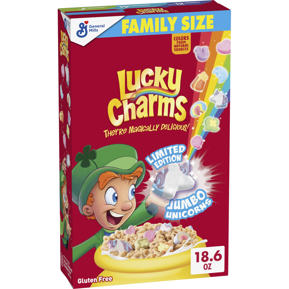 Lucky Charms with Kids sin gluten · Cereal · 527 g · tamaño familiar