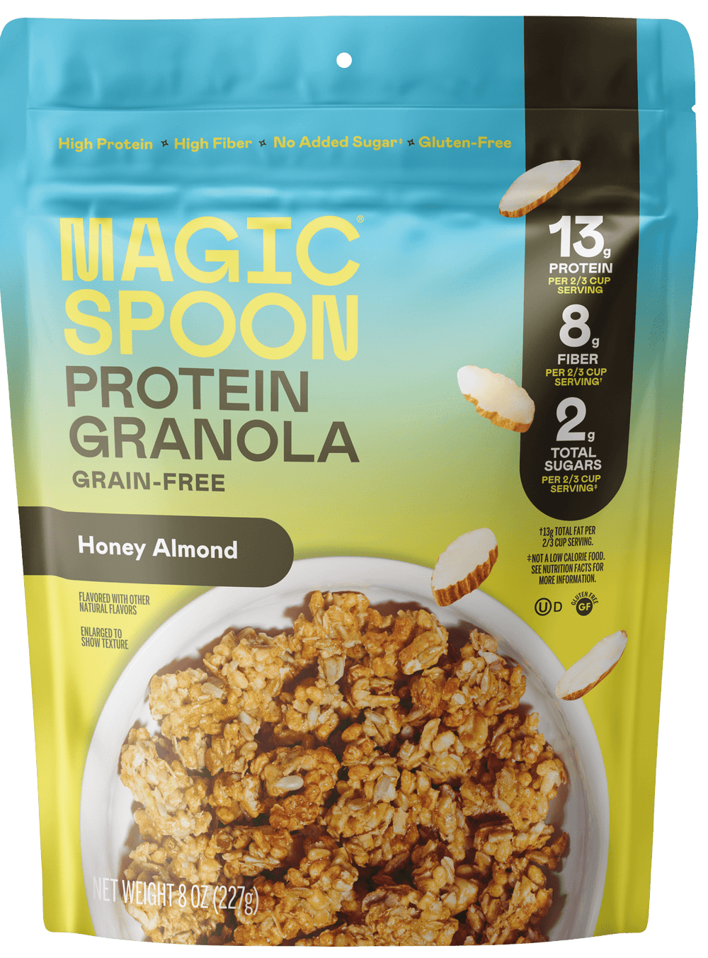 Magic Spoon Grain-Free Honey Almond Protein · Granola · 227 g · bolsa